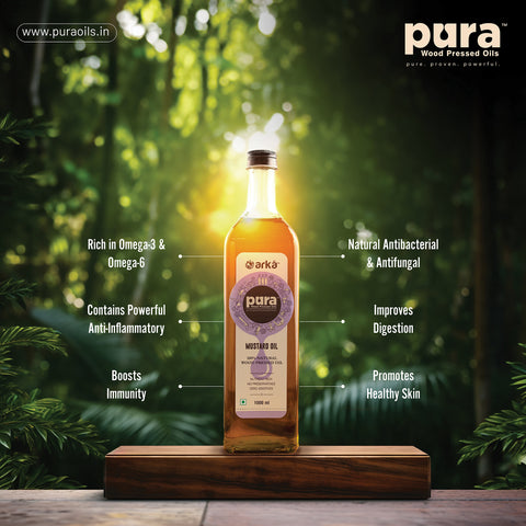Wood Pressed Mustard Oil