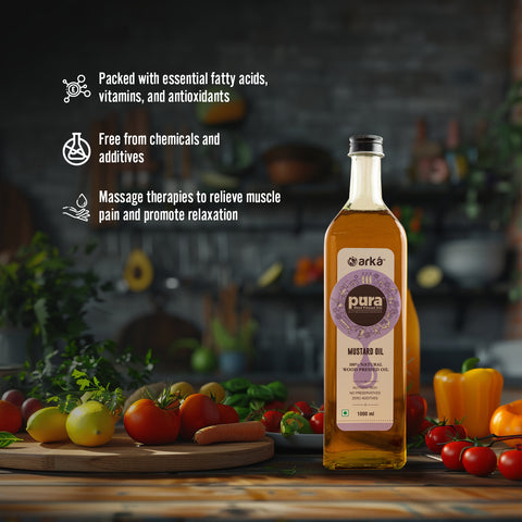 Wood Pressed Mustard Oil
