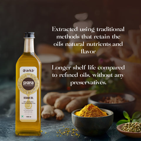 Wood Pressed Sesame Oil