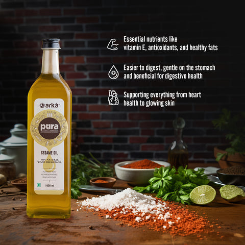 Wood Pressed Sesame Oil